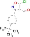 3-(4-tert-butylphenyl)-5-chloro-1,2-oxazole-4-carbaldehyde
