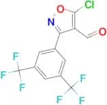 3-[3,5-bis(trifluoromethyl)phenyl]-5-chloro-1,2-oxazole-4-carbaldehyde