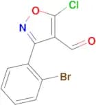 3-(2-bromophenyl)-5-chloro-1,2-oxazole-4-carbaldehyde