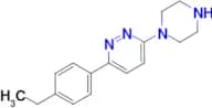 3-(4-ethylphenyl)-6-(piperazin-1-yl)pyridazine