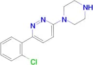 3-(2-chlorophenyl)-6-(piperazin-1-yl)pyridazine