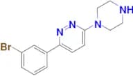 3-(3-bromophenyl)-6-(piperazin-1-yl)pyridazine