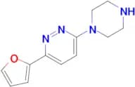 3-(furan-2-yl)-6-(piperazin-1-yl)pyridazine