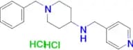 1-benzyl-N-[(pyridin-4-yl)methyl]piperidin-4-amine dihydrochloride
