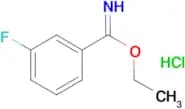 ethyl 3-fluorobenzene-1-carboximidate hydrochloride