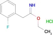 ethyl 2-(2-fluorophenyl)ethanecarboximidate hydrochloride