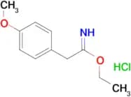 ethyl 2-(4-methoxyphenyl)ethanecarboximidate hydrochloride