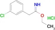 ethyl 2-(3-chlorophenyl)ethanecarboximidate hydrochloride