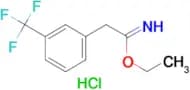 ethyl 2-[3-(trifluoromethyl)phenyl]ethanecarboximidate hydrochloride