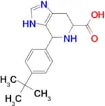 4-(4-tert-butylphenyl)-3H,4H,5H,6H,7H-imidazo[4,5-c]pyridine-6-carboxylic acid