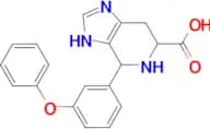 4-(3-phenoxyphenyl)-3H,4H,5H,6H,7H-imidazo[4,5-c]pyridine-6-carboxylic acid