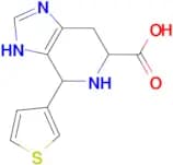 4-(thiophen-3-yl)-3H,4H,5H,6H,7H-imidazo[4,5-c]pyridine-6-carboxylic acid