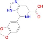 4-(2H-1,3-benzodioxol-5-yl)-3H,4H,5H,6H,7H-imidazo[4,5-c]pyridine-6-carboxylic acid