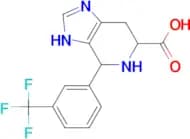 4-[3-(trifluoromethyl)phenyl]-3H,4H,5H,6H,7H-imidazo[4,5-c]pyridine-6-carboxylic acid
