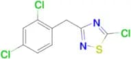 5-chloro-3-[(2,4-dichlorophenyl)methyl]-1,2,4-thiadiazole
