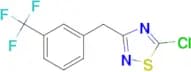 5-chloro-3-{[3-(trifluoromethyl)phenyl]methyl}-1,2,4-thiadiazole