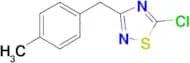 5-chloro-3-[(4-methylphenyl)methyl]-1,2,4-thiadiazole