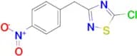 5-chloro-3-[(4-nitrophenyl)methyl]-1,2,4-thiadiazole