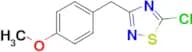 5-chloro-3-[(4-methoxyphenyl)methyl]-1,2,4-thiadiazole