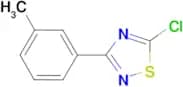 5-chloro-3-(3-methylphenyl)-1,2,4-thiadiazole