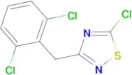 5-chloro-3-[(2,6-dichlorophenyl)methyl]-1,2,4-thiadiazole