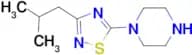 1-[3-(2-methylpropyl)-1,2,4-thiadiazol-5-yl]piperazine