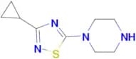 1-(3-cyclopropyl-1,2,4-thiadiazol-5-yl)piperazine
