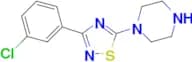 1-[3-(3-chlorophenyl)-1,2,4-thiadiazol-5-yl]piperazine