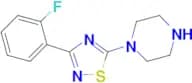 1-[3-(2-fluorophenyl)-1,2,4-thiadiazol-5-yl]piperazine