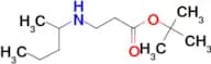 tert-butyl 3-[(pentan-2-yl)amino]propanoate