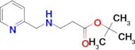 tert-butyl 3-{[(pyridin-2-yl)methyl]amino}propanoate