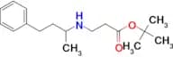 tert-butyl 3-[(4-phenylbutan-2-yl)amino]propanoate