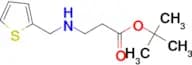 tert-butyl 3-{[(thiophen-2-yl)methyl]amino}propanoate