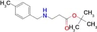 tert-butyl 3-{[(4-methylphenyl)methyl]amino}propanoate