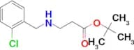 tert-butyl 3-{[(2-chlorophenyl)methyl]amino}propanoate