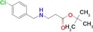 tert-butyl 3-{[(4-chlorophenyl)methyl]amino}propanoate