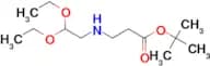 tert-butyl 3-[(2,2-diethoxyethyl)amino]propanoate