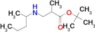 tert-butyl 2-methyl-3-[(pentan-2-yl)amino]propanoate