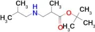 tert-butyl 2-methyl-3-[(2-methylpropyl)amino]propanoate