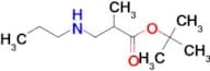 tert-butyl 2-methyl-3-(propylamino)propanoate