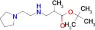 tert-butyl 2-methyl-3-{[2-(pyrrolidin-1-yl)ethyl]amino}propanoate