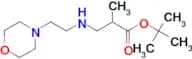 tert-butyl 2-methyl-3-{[2-(morpholin-4-yl)ethyl]amino}propanoate