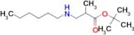 tert-butyl 3-(hexylamino)-2-methylpropanoate