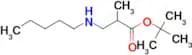 tert-butyl 2-methyl-3-(pentylamino)propanoate