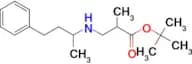 tert-butyl 2-methyl-3-[(4-phenylbutan-2-yl)amino]propanoate