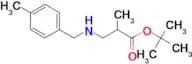 tert-butyl 2-methyl-3-{[(4-methylphenyl)methyl]amino}propanoate