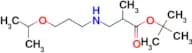 Tert-butyl 2-methyl-3-{[3-(propan-2-yloxy)propyl]amino}propanoate