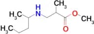 methyl 2-methyl-3-[(pentan-2-yl)amino]propanoate