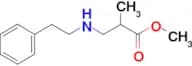 methyl 2-methyl-3-[(2-phenylethyl)amino]propanoate