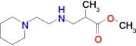 methyl 2-methyl-3-{[2-(piperidin-1-yl)ethyl]amino}propanoate